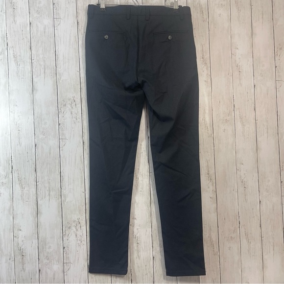Haight & Ashbury Mini Grid Slim Fit Mens Trousers 31 - Picture 2 of 5
